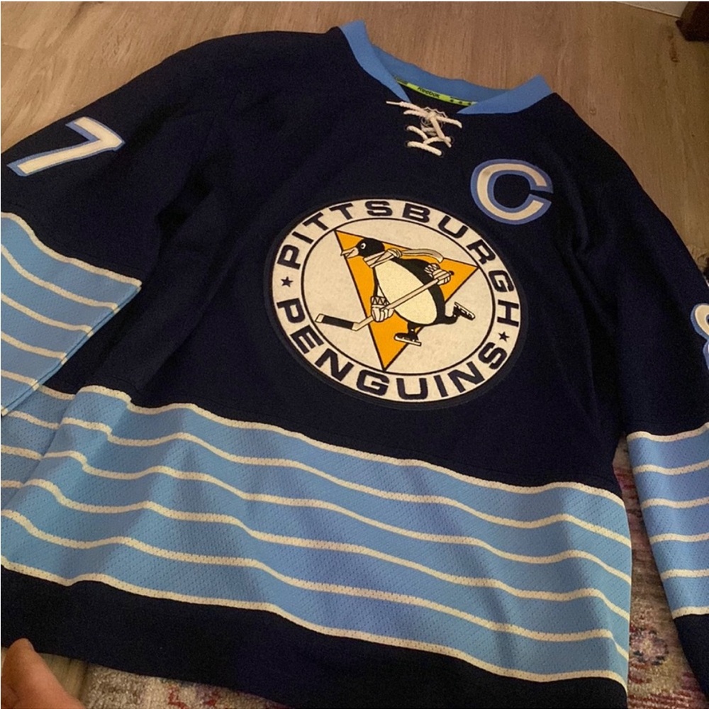 COPY - Pittsburgh Penguins Crosby Reebok Jersey Throwback